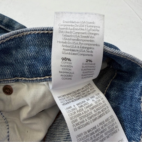 MOTHER Superior High Waisted Rider Ankle Jeans Far Beyond The Sky Size 28 - Picture 7 of 11